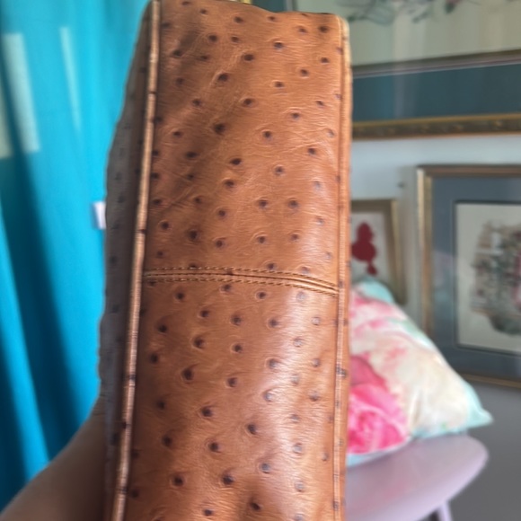 Dooney & Bourke ostrich skin purse - Picture 2 of 9